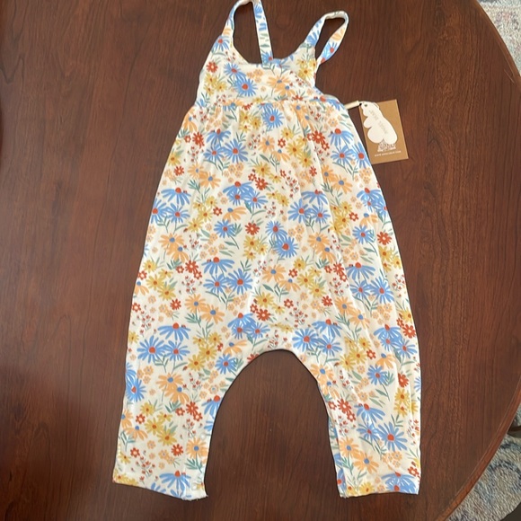 NWT Angel Dear Floral Romper - Picture 1 of 5